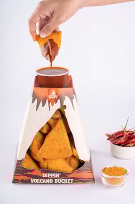 Spicy Burnin' - Volcano Samosa Bucket