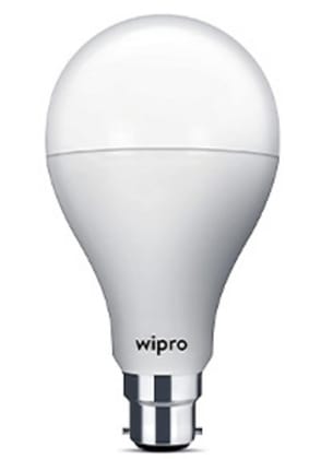 Wipro Garnet Base B22 20-Watt LED Bulb (Pack of 2, White)