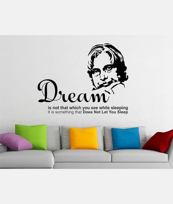 Asmi Collection APJ Abdul Kalam Motivational Quotes Wall Sticker ( 45 x 60 cms )