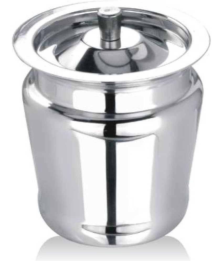 Dynore Apple shape Ghee pot Steel Oil Container/Dispenser Set of 1 300 mL