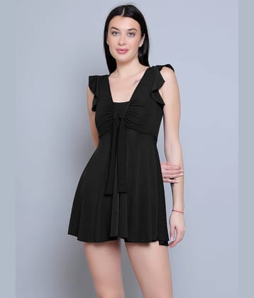 N-Gal Lycra Navy One Piece Swimsuit without Skirt - Single