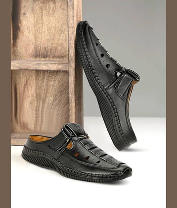 Buxton - Black Men's Sandals