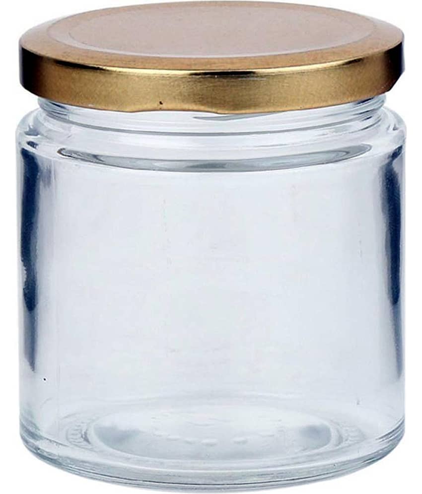 Somil Glass Container Jar Glass Transparent Utility Container ( Set of 1 )