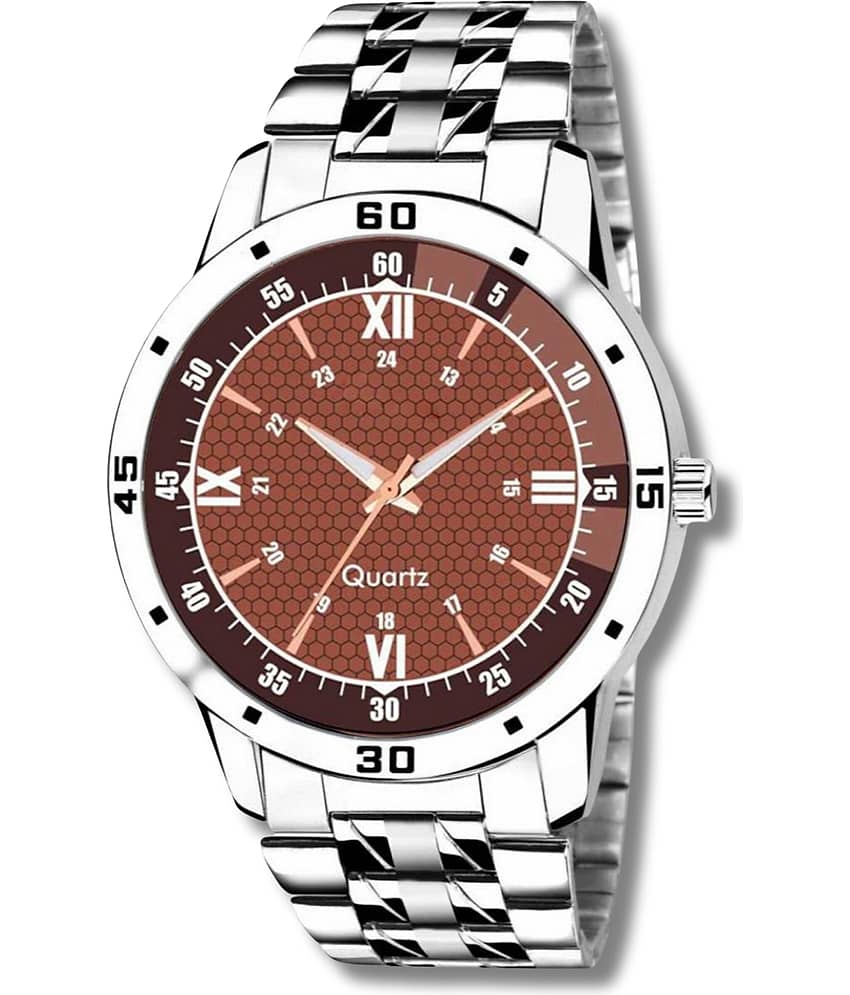 AQUA BLISS Silver Stainless Steel Analog Men's Watch