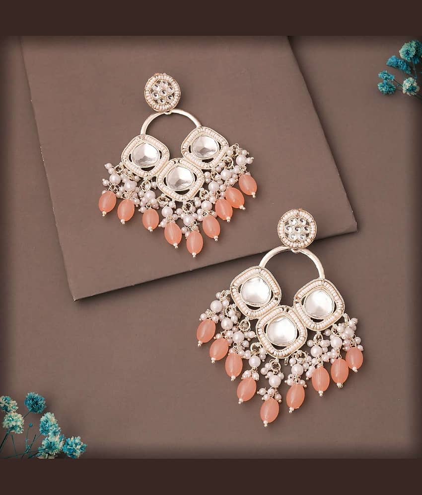 Lyriss Multicolor Danglers Earrings ( Pack of 1 )