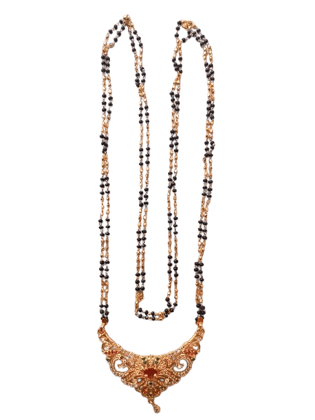 Elegant 1 Gram Micro Gold CZ Jewellery Set