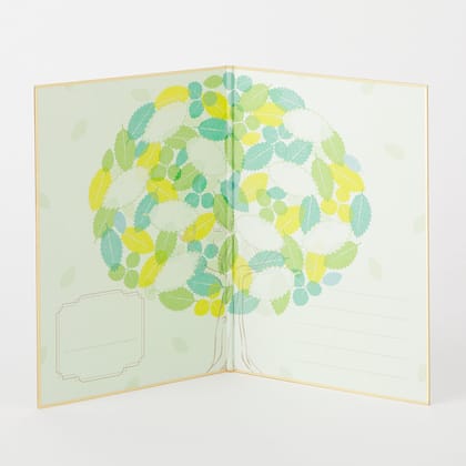Midori Signature Board <B6> with Envelope - Tree