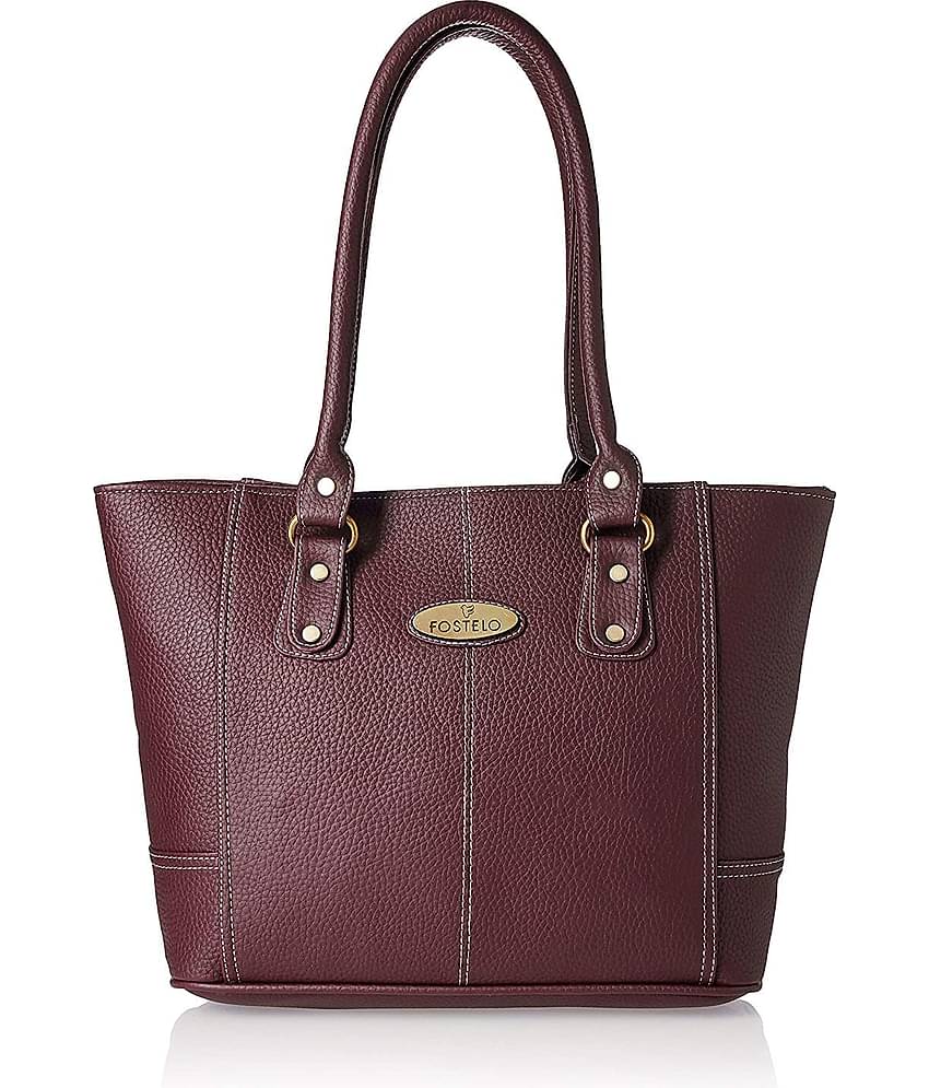 Fostelo - Maroon  PU Shoulder Bag