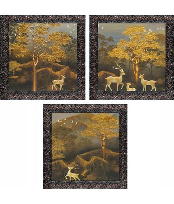 Indianara - Abstract Painting With Frame