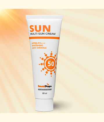Smartdrops SPF 50 Sunscreen Cream For All Skin Type ( Pack of 1 )