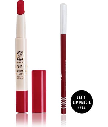 Colors Queen Kiss Proof Matte Lipstick Red Pack of 2 2.4 g