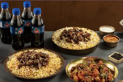 Pepper Chicken Biryani Family Combo (Serves 4)