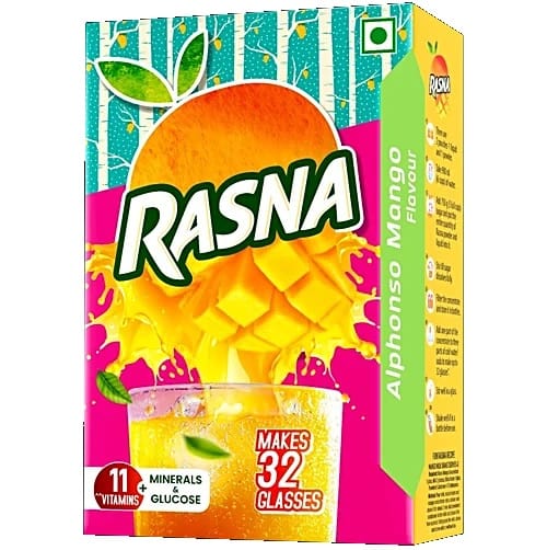 Rasna Fruit Juice - Fruitfun, Alphonso Mango, 20 g Carton