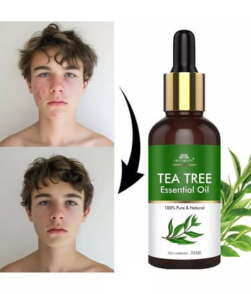 Intimify Tea Tree Essential Oil, Anti Acne Face Oil, Face Brightening & Whitening 30 mL