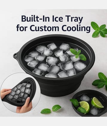 Silicone Ice Face Bowl for Facial Ice Bath, Ice Plunge Bowl for Face, Reusable Ice Facial Therapy Mold, Skin Care Ice Bowl for Pore Tightening Face Cooling Puffiness Reduction Beauty Ice Bath Tool for Home Spa Skincare Routine