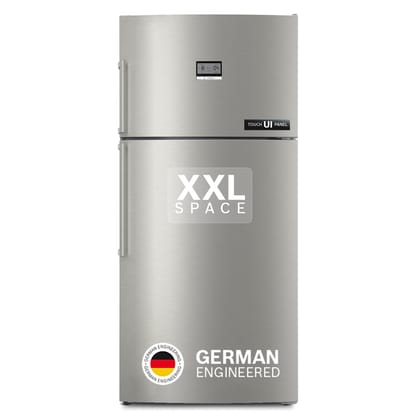 Bosch 641L, 1 Star, Frost Free Inverter Double Door Refrigerator, XXL Space, VitaFresh Plus Technology, Digital Display Panel,Fat Boy series, Steel Finish (2026 Model) KDN86AID0I Bosch 641L, 1 Star, Frost Free Inverter Double Door Refrigerator, XXL Space