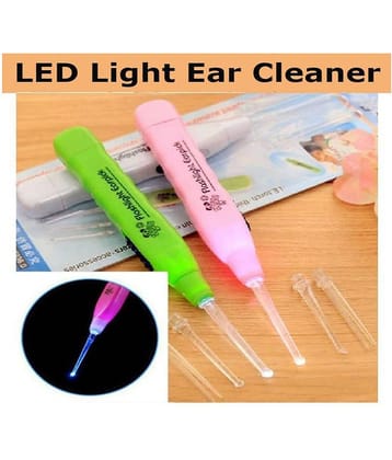 Led Flashlight Earpick for Ear Wax Remover and Cleaner (Color: Assorted) (pack of 1)
