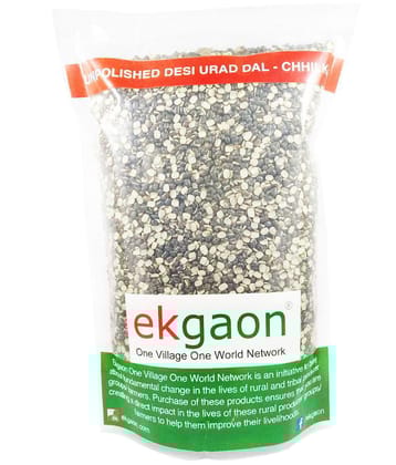 Ekgaon Unpolished Desi Urad Dal - Chhilka 950 gm
