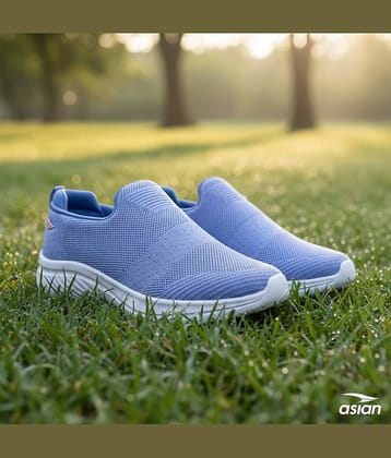 ASIAN SUPERWALK-08N Light Grey Men's Slip-on Shoes