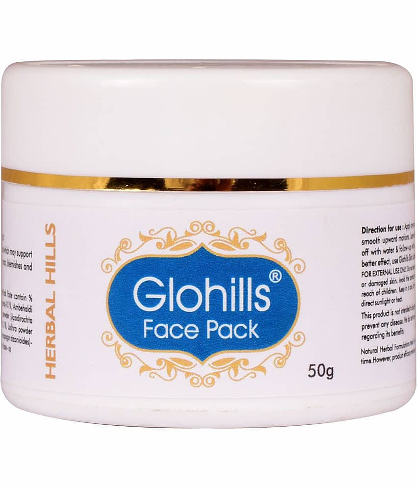 Herbal Hills Glohills Face Pack Paste 50 Gm Pack of 1
