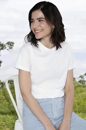 Classic Crew in White-S