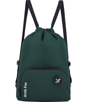 Arctic Fox 15 Liters Draw String Bag Post Green Backpack