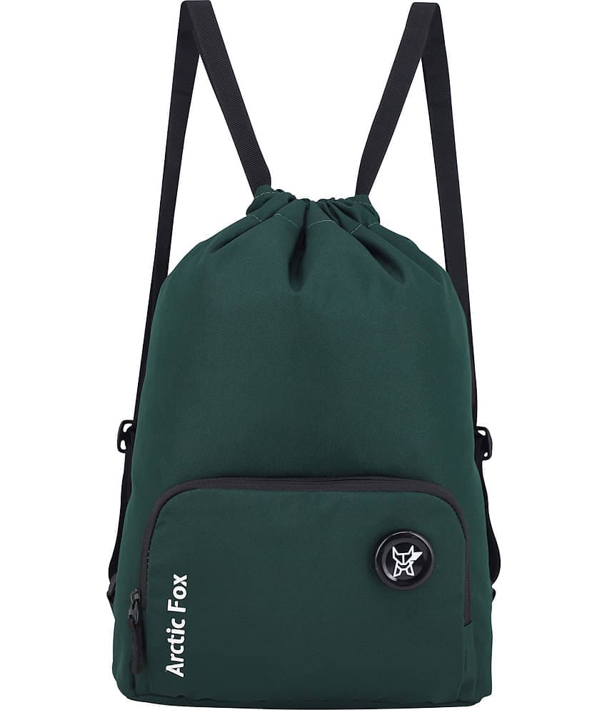 Arctic Fox 15 Liters Draw String Bag Post Green Backpack