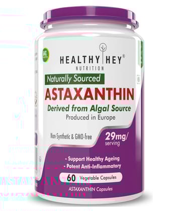 HEALTHYHEY NUTRITION Astaxanthin Naturally Sourced from Algae Capsule 29 mg