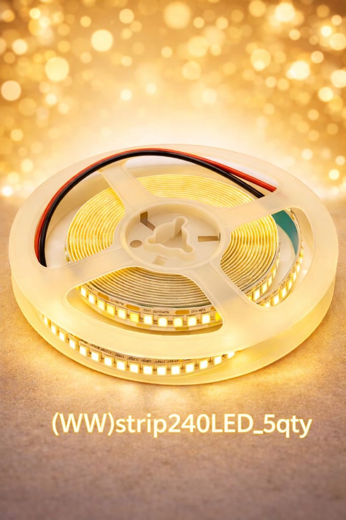 SPARKWORLD 240 LEDs 5 m Yellow Steady Strip Rice Lights (Pack of 5) - Electricals | Buy online on ZillyBuy