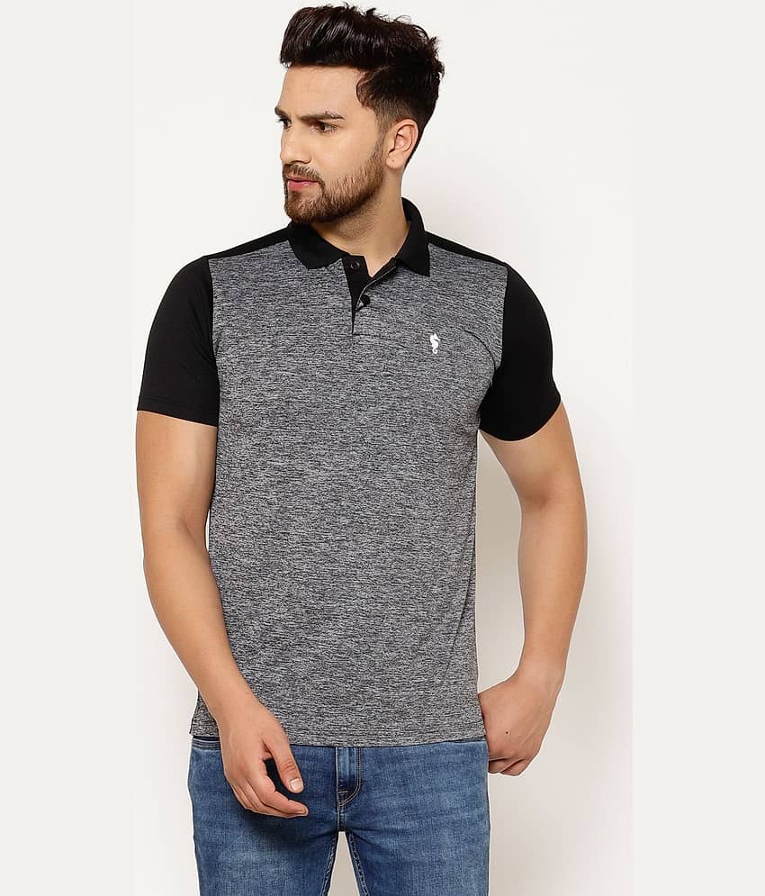 EPPE - Grey Polyester Regular Fit Men's Sports Polo T-Shirt ( Pack of 1 )