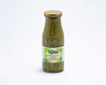 Tona Organic Green Chili Sauce, 200 gm