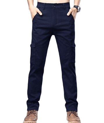 Shelony Blue Cotton Blend Men's Joggers ( Pack of 1 )