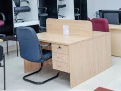 Plywood Brown Rectangular Office Workstation, Seating Capacity: 1 Seater Plywood Brown Rectangular Office Workstation, Seating Capacity: 1 Seater