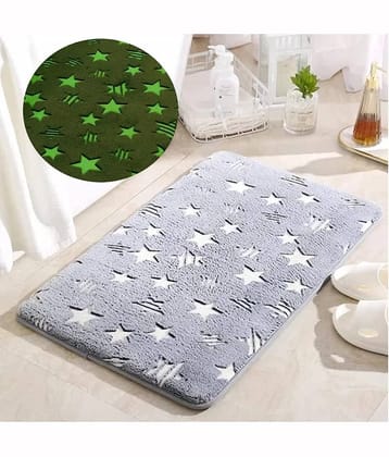RAMDEV ENTEPRISE Microfibre Bath Mat 40x60 cm ( Pack of 1 ) - Multi