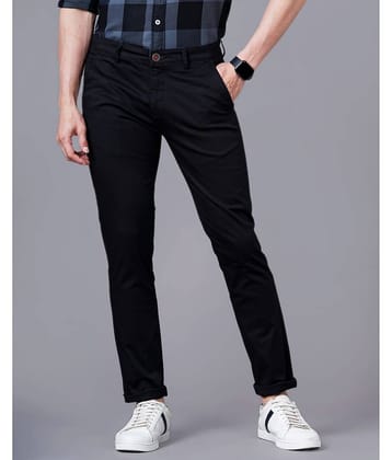 Paul Street - Blue Cotton Slim - Fit Men's Trousers ( Pack of 1 )