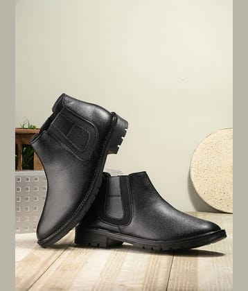 viv Black Men's Chelsea Boots