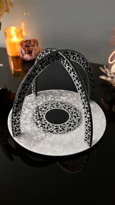 White Imperial: Criss Cross Platter