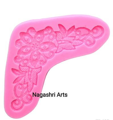 Brand Zero Silicon Mould -  Corner Lace