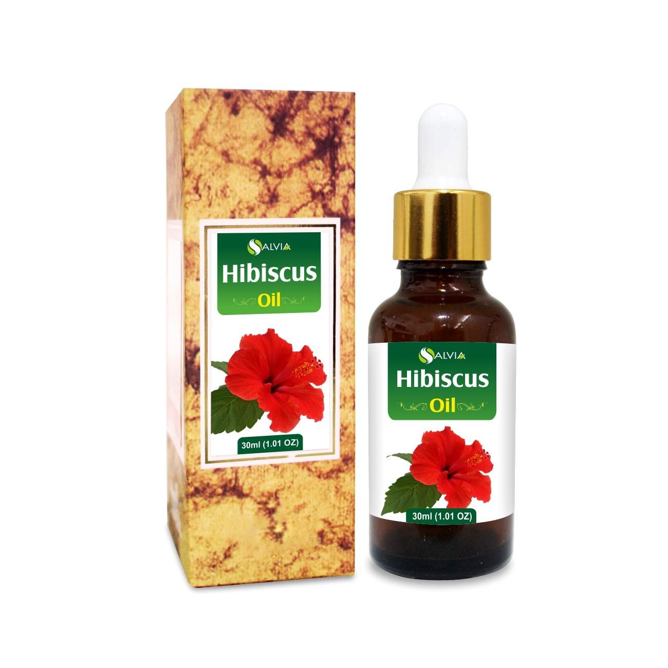 Salvia Hibiscus (Hibiscus Rosa Sinensis.) 100% Pure & Natural Undiluted Essential Oil - 30ml Salvia Hibiscus (Hibiscus Rosa Sinensis.) 100% Pure & Natural Undiluted Essential Oil - 30ml - Clear / 30 ml (Pack of 1)