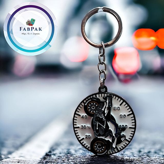 FABPAK Rotating Metal Superbike Keychain