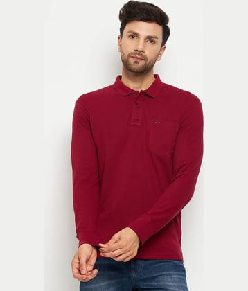 98 Degree North Pack of 1 Cotton Blend Regular Fit Solid Full Sleeves Men's Polo T Shirt ( Khakhi )