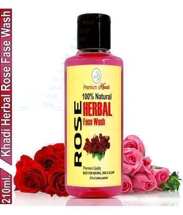 Premium Khadi Rose Face Wash 210 mL