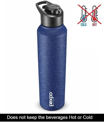 PEXPO 750 ml Stainless Steel Sports Water Bottle (Set of 1, Red, Chromo)