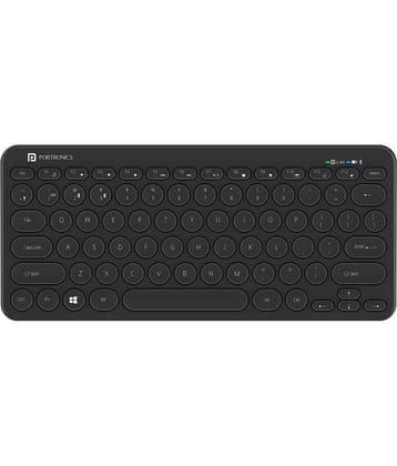 Portronics - Black Wireless Desktop Keyboard