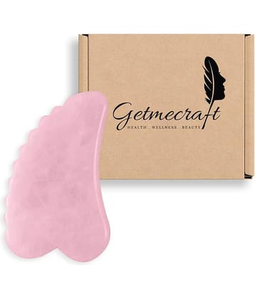 gmc getmecraft Rose Quartz Comb Gua Sha Facial Massage Tool