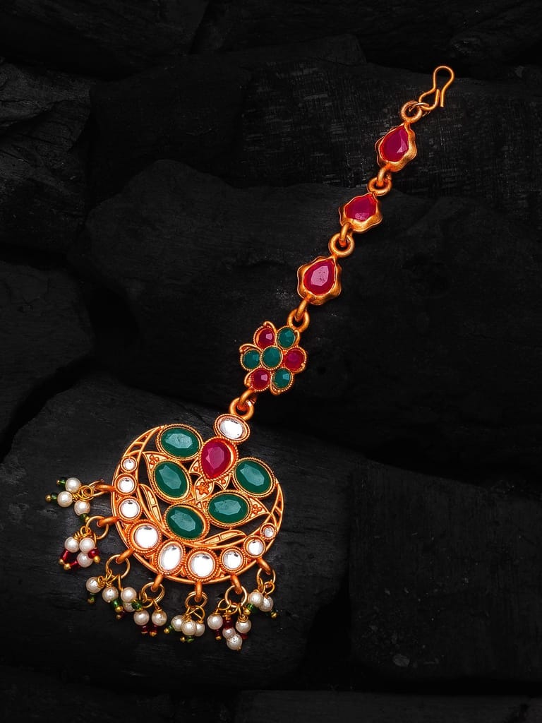 Morison Modern Floral Mangtikka Chic Fusion of Tradition and Style