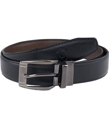 Keviv - Black Leather Men's Casual Belt ( Pack of 1 )