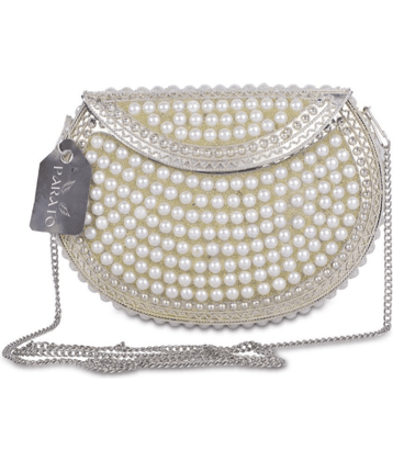 PARATO Sling Bag Suede Set of 1 ( White )