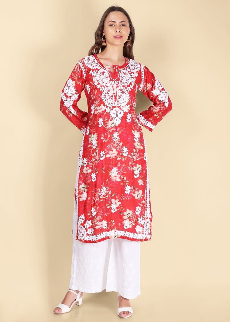 Shabnam Cotton Hand Embroidered Plazo