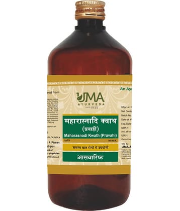 Uma Ayurveda Maharasnadi Kwath Liquid 450 Ml Pack of 1